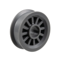 Lego Used - Wheel Spoked 2 x 2 with Pin Hole~ [Dark Bluish Gray]
