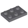 Lego NEW - Plate 2 x 3~ [Dark Bluish Gray]