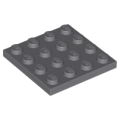 Lego NEW - Plate 4 x 4~ [Dark Bluish Gray]