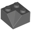 Lego Used - Slope 45 2 x 2 Double Concave~ [Dark Bluish Gray]