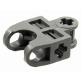 Lego Used - Technic Axle Connector 2 x 3 with Ball Joint Socket - Open Sides An~ [Dark Bluish Gray]