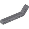 Lego Used - Technic Liftarm Modified Bent Thick 1 x 9 (7 - 3)~ [Dark Bluish Gray]