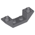 Lego NEW - Slope Inverted 45 4 x 1 Double~ [Dark Bluish Gray]