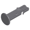 Lego NEW - Projectile Launcher Part Net Shooter Firing Pin~ [Dark Bluish Gray]