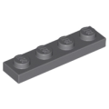 Lego NEW - Plate 1 x 4~ [Dark Bluish Gray]