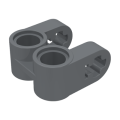 Lego Used - Technic Axle and Pin Connector Perpendicular Double Split~ [Dark Bluish Gray]