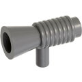 Lego Used - Minifigure Utensil Loudhailer / Megaphone / SW Blaster~ [Dark Bluish Gray]