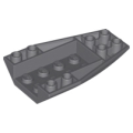 Lego NEW - Wedge 6 x 4 Triple Inverted Curved~ [Dark Bluish Gray]
