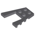 Lego NEW - Wedge Plate 4 x 4~ [Dark Bluish Gray]