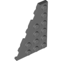Lego NEW - Wedge Plate 6 x 4 Left~ [Dark Bluish Gray]