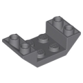 Lego NEW - Slope Inverted 45 4 x 2 Double with 2 x 2 Cutout~ [Dark Bluish Gray]