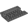 Lego NEW - Slope Inverted 45 6 x 8 Double with 4 Holes and 4 Pin Holes~ [Dark Bluish Gray]