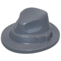 Lego NEW - Minifigure Headgear Hat Narrow Brim (Fedora)~ [Dark Bluish Gray]