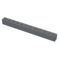 Lego Used - Brick 1 x 12~ [Dark Bluish Gray]