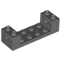 Lego NEW - Technic Brick 2 x 6 x 1 1/3 with Axle Holes and Bottom Pins~ [Dark Bluish Gray]