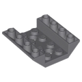 Lego NEW - Slope Inverted 45 4 x 4 Double with 2 Holes~ [Dark Bluish Gray]