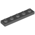 Lego NEW - Plate 1 x 5~ [Dark Bluish Gray]