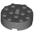 Lego NEW - Brick Round 4 x 4 with Hole~ [Dark Bluish Gray]