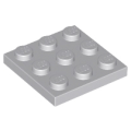 Lego Used - Plate 3 x 3~ [Light Bluish Gray]