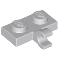 Lego NEW - Plate Modified 1 x 2 with Clip on Side (Horizontal Grip)~ [Light Bluish Gray]