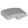 Lego NEW - Slope Curved 2 x 1 x 2/3~ [Light Bluish Gray]