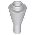 Lego NEW - Cone 1 x 1 Inverted with Bar~ [Light Bluish Gray]