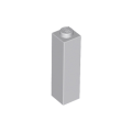 Lego Used - Brick 1 x 1 x 3~ [Light Bluish Gray]