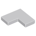 Lego NEW - Tile 2 x 2 Corner~ [Light Bluish Gray]