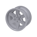 Lego NEW - Wheel 56mm D. x 34mm Technic Racing Medium 6 Pin Holes~ [Light Bluish Gray]