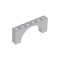 Lego NEW - Arch 1 x 6 x 2 - Medium Thick Top without Reinforced Underside~ [Light Bluish Gray]