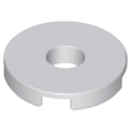Lego NEW - Tile Round 2 x 2 with Hole~ [Light Bluish Gray]