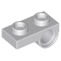 Lego NEW - Plate Modified 1 x 2 with Pin Hole on Bottom~ [Light Bluish Gray]