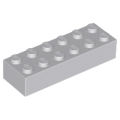 Lego Used - Brick 2 x 6~ [Light Bluish Gray]
