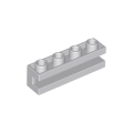 Lego NEW - Brick Modified 1 x 4 with Channel~ [Light Bluish Gray]