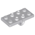 Lego NEW - Plate Modified 2 x 4 with Pin Holes~ [Light Bluish Gray]