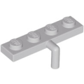 Lego NEW - Plate Modified 1 x 4 with Bar Arm Down~ [Light Bluish Gray]