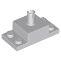 Lego NEW - Brick Modified 2 x 2 with Top Pin and 1 x 2 Side Plates~ [Light Bluish Gray]