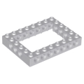 Lego Used - Technic Brick 6 x 8 Open Center~ [Light Bluish Gray]