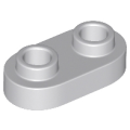 Lego NEW - Plate Round 1 x 2 with Open Studs~ [Light Bluish Gray]