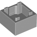 Lego NEW - Container Box 2 x 2 x 1 - Top Opening with Flat Inner Bottom~ [Light Bluish Gray]