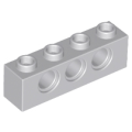 Lego NEW - Technic Brick 1 x 4 with Holes~ [Light Bluish Gray]