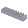 Lego Used - Technic Gear Rack 1 x 4~ [Light Bluish Gray]