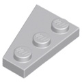 Lego NEW - Wedge Plate 3 x 2 Right~ [Light Bluish Gray]