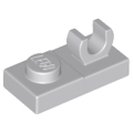 Lego NEW - Plate Modified 1 x 2 with Open O Clip on Top~ [Light Bluish Gray]