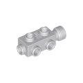Lego NEW - Brick Modified 1 x 2 x 2/3 with Studs on Sides and Extended Stud Re~ [Light Bluish Gray]
