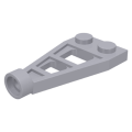 Lego NEW - Plate Modified 1 x 2 with Long Stud Holder (Space Wing)~ [Light Bluish Gray]
