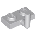 Lego Used - Plate Modified 1 x 2 with Bar Arm Up (Horizontal Arm 5mm)~ [Light Bluish Gray]