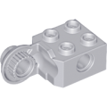 Lego Used - Technic Brick Modified 2 x 2 with Pin Hole and Rotation Joint Ball~ [Light Bluish Gray]