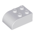 Lego NEW - Slope Curved 3 x 2 with 4 Studs~ [Light Bluish Gray]