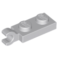 Lego NEW - Plate Modified 1 x 2 with Clip on End (Horizontal Grip)~ [Light Bluish Gray]